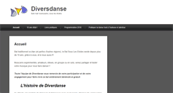 Desktop Screenshot of diversdanse.org